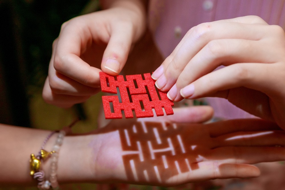 《家有喜事》2023年7月15日，山东省滕州市新娘出嫁前的拍摄花絮。