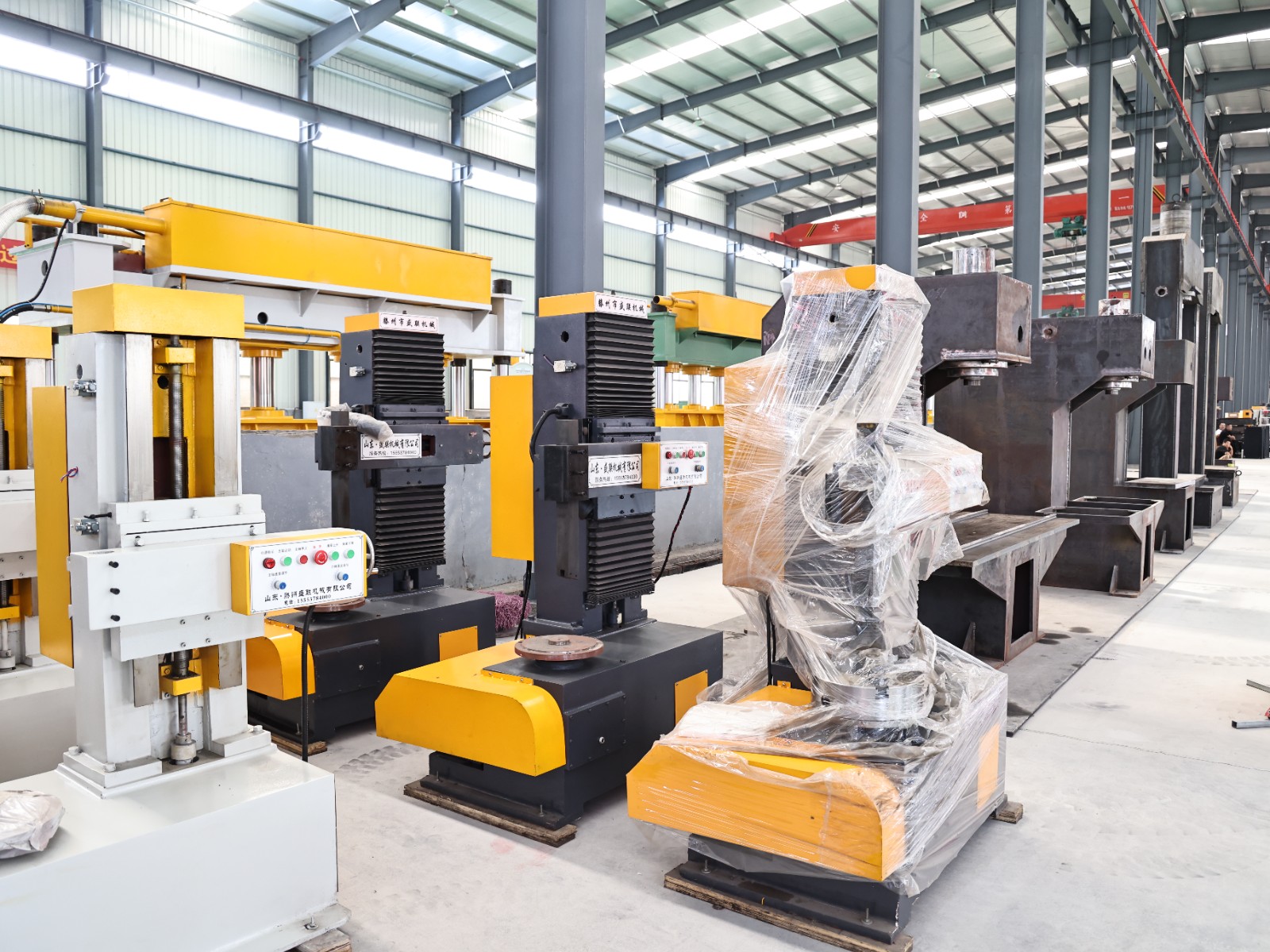 滕州市耀达数控机械有限公司液压设备及液压设备配件生产线2