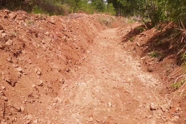 开挖农田泄洪排水沟400米八千余元