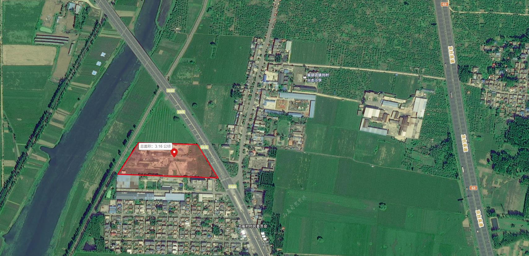 地块一位置影像图