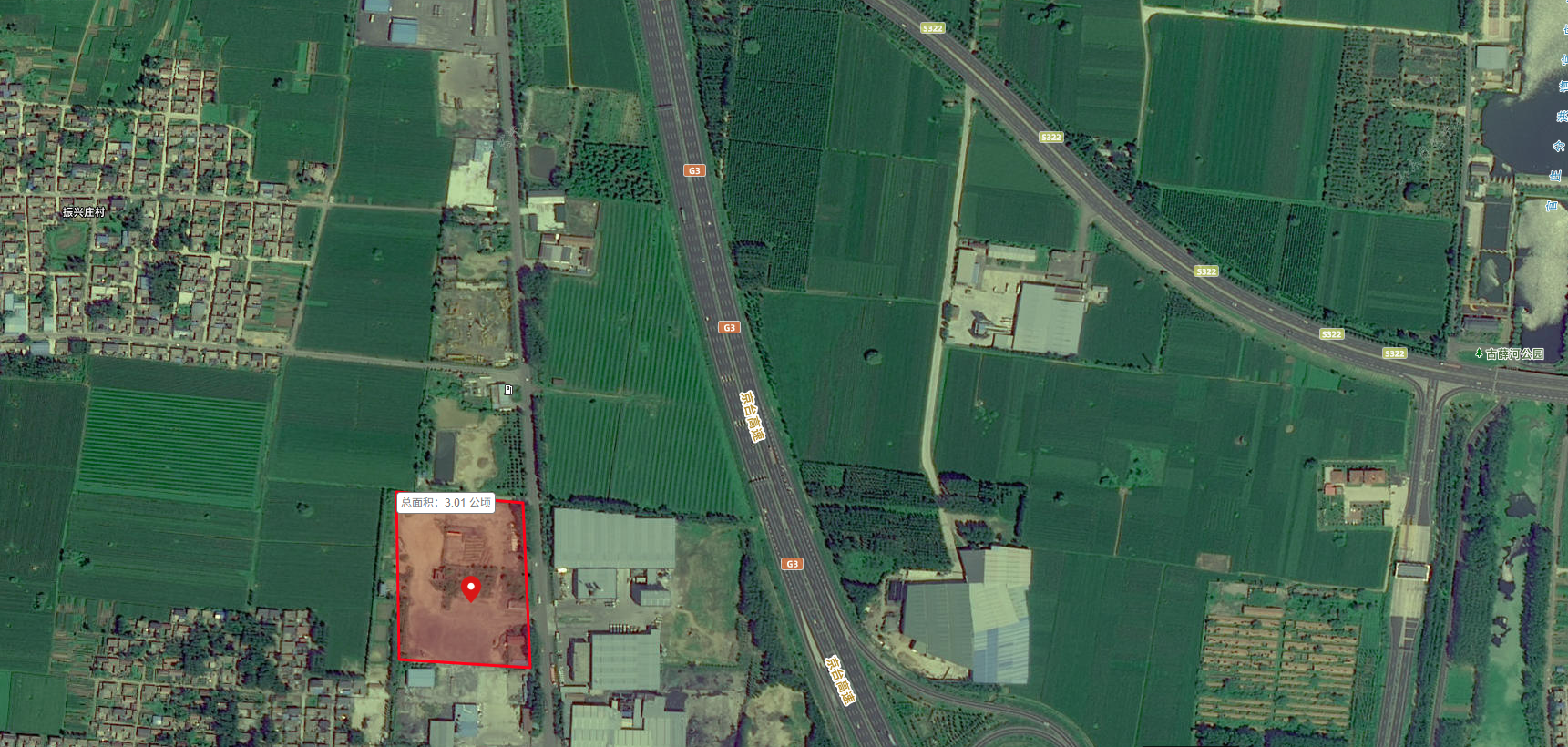 地块二位置影像图