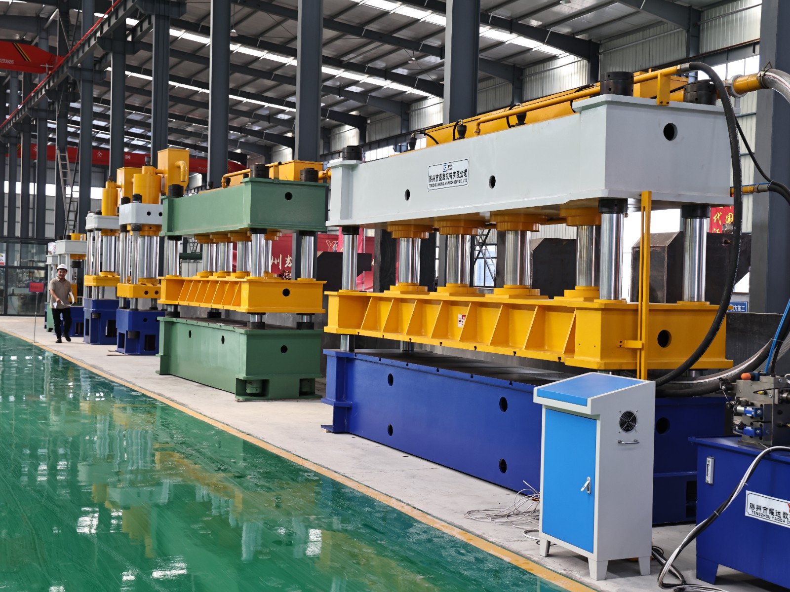 滕州市耀达数控机械有限公司液压设备及液压设备配件生产线