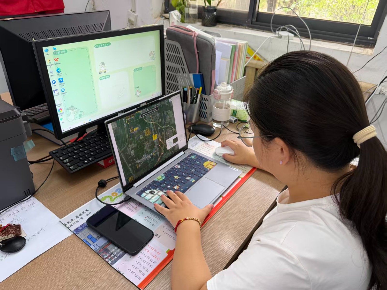 统计岗集中梳理第四次农业普查村级建筑物信息并规范划分普查小区