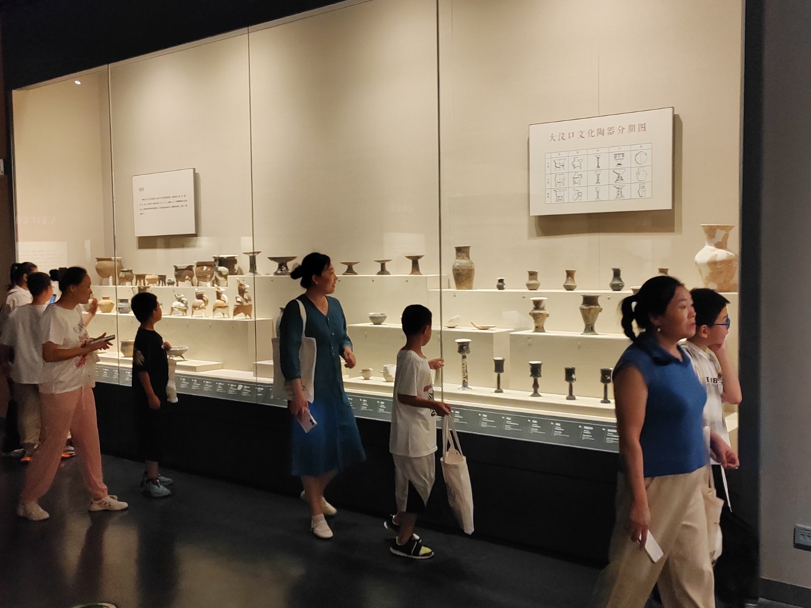 镇妇联开展爱心妈妈集体关爱活动,10名结对困境留守儿童在爱心妈妈一对一全程陪护下,沉浸式参观滕州市博物馆。