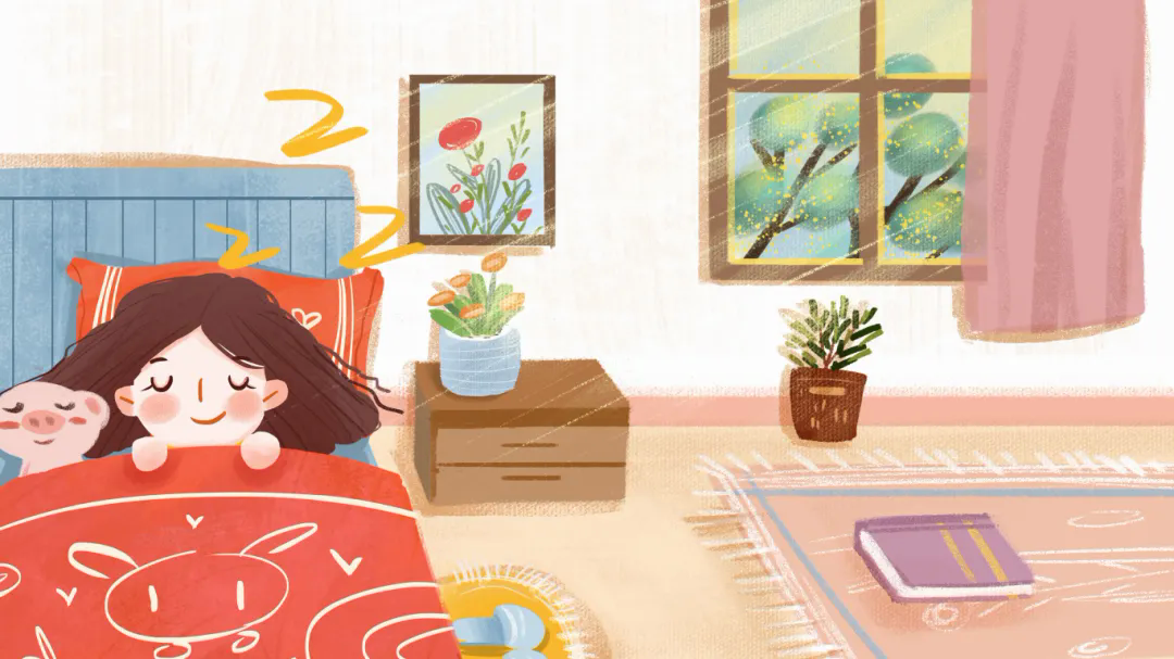 千库网_女孩春困睡觉人物小清新_插画编号34378.jpg