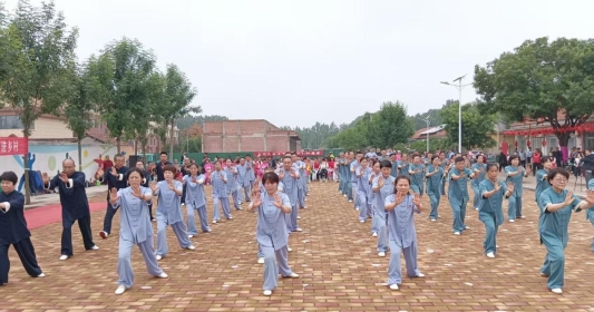 潍坊市全民健身大讲堂太极拳文化宣讲及技术指导走进诸城石桥子