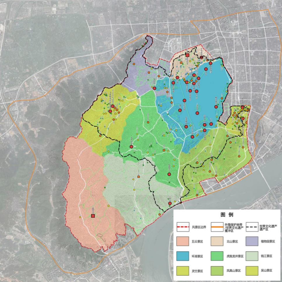 杭州西湖景区最新规划获批：总面积为59.64平方公里，核心景区面积为33.23平方公里