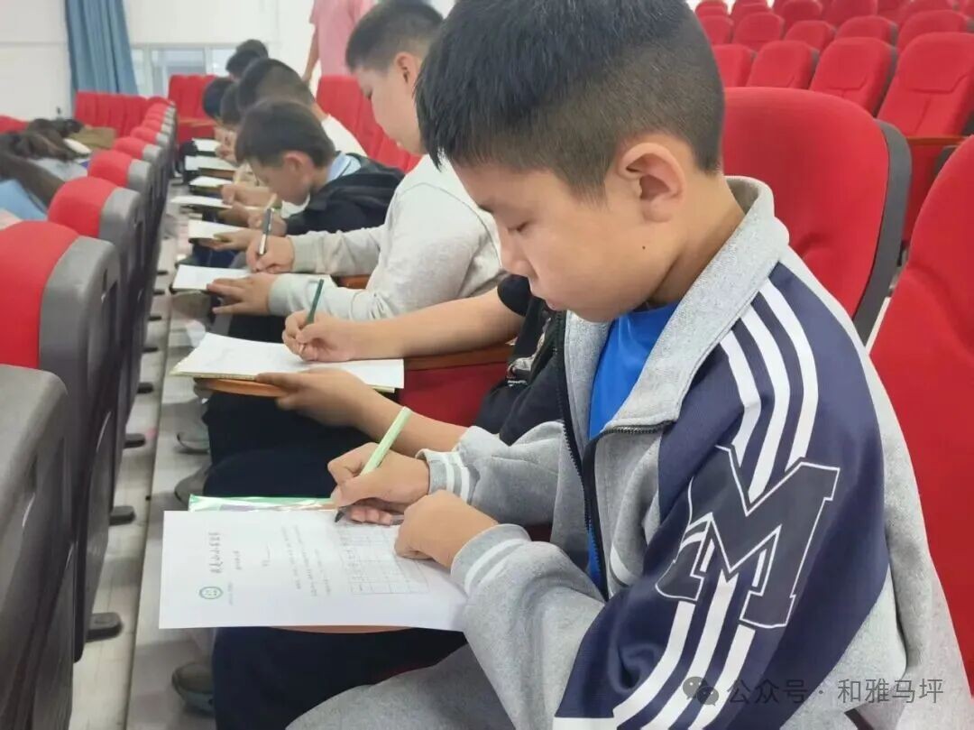 马坪小学书法比赛