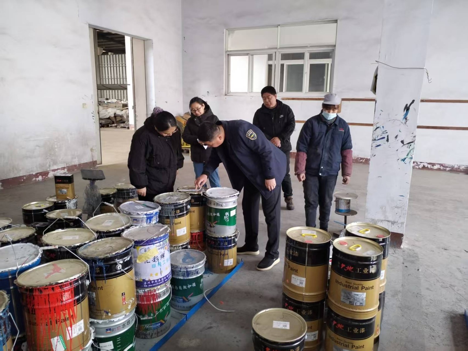 辖区企业检查照片