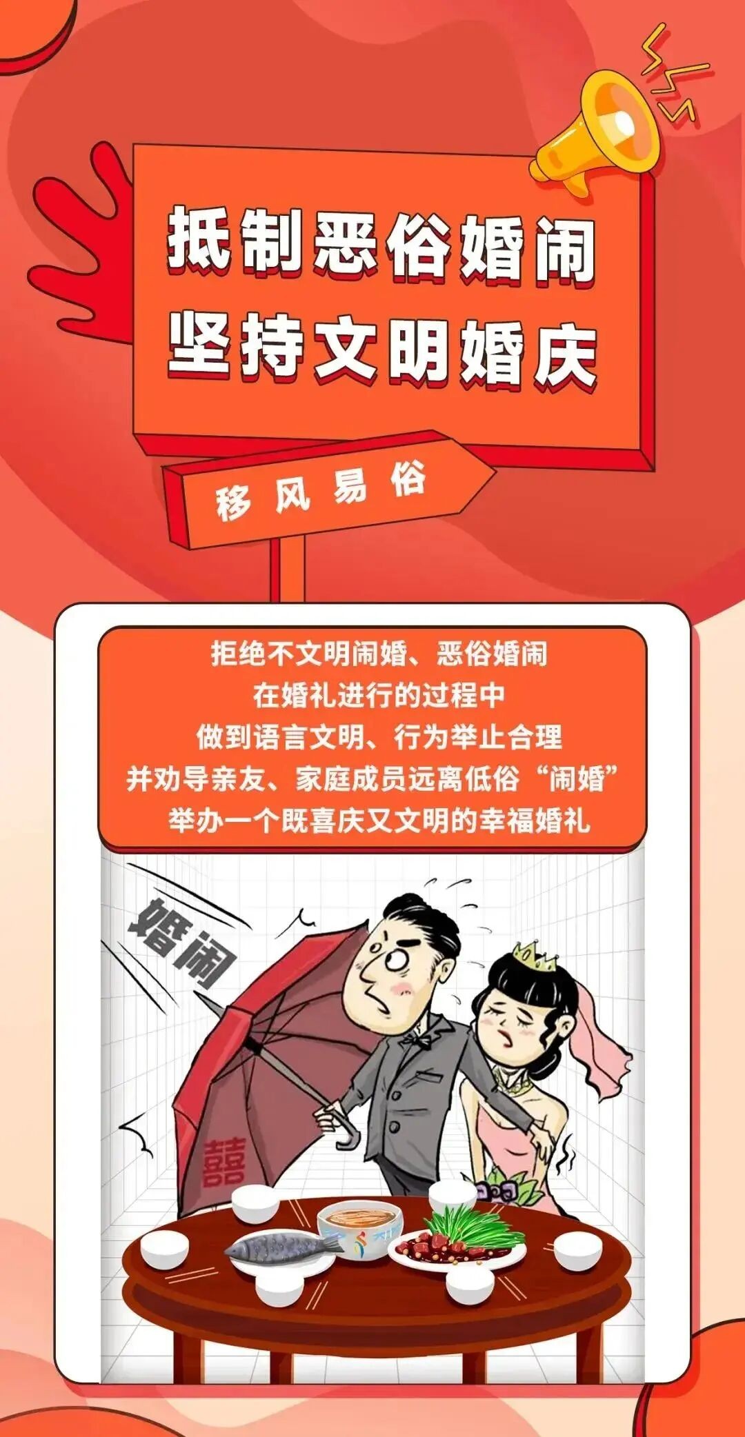 抵制恶俗婚闹