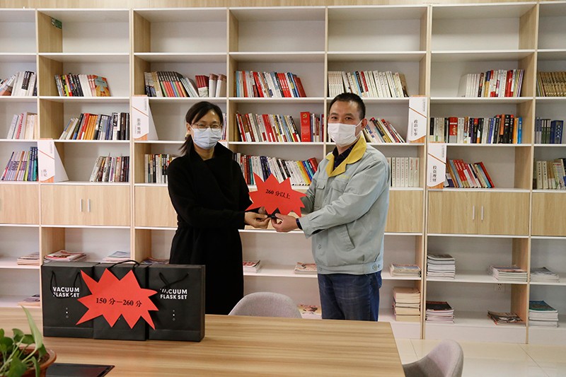 转龙湾煤矿：小积分赢大奖，转龙湾煤矿读书学习蔚然成风