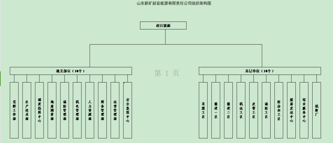 山东新矿赵官能源有限责任公司组织架构图_28099318