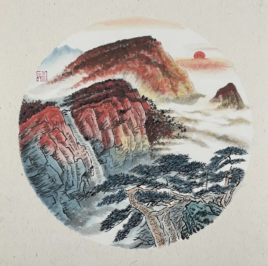 国画《旭日东升》——田陈煤矿张玉卉.jpg 国画《旭日东升》——田陈煤矿张玉卉.jpg