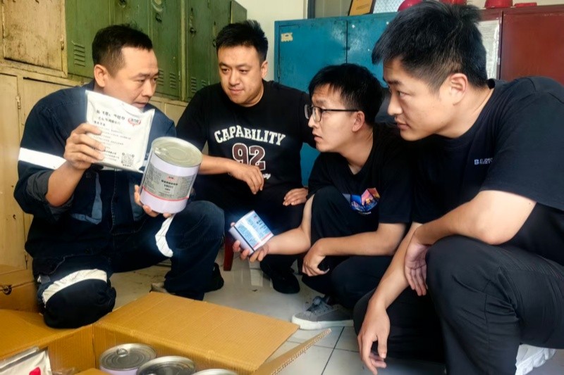 胶料气泡