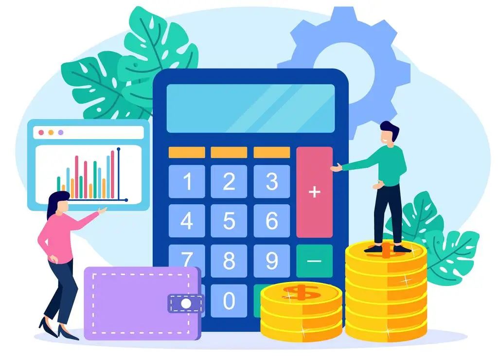 千库网_平面矢量图解业务计算会计概念.公司财务和税收计算。将资金管理报告和支付处理服务作为工作.收入分析核对._元素编号13439436.jpg