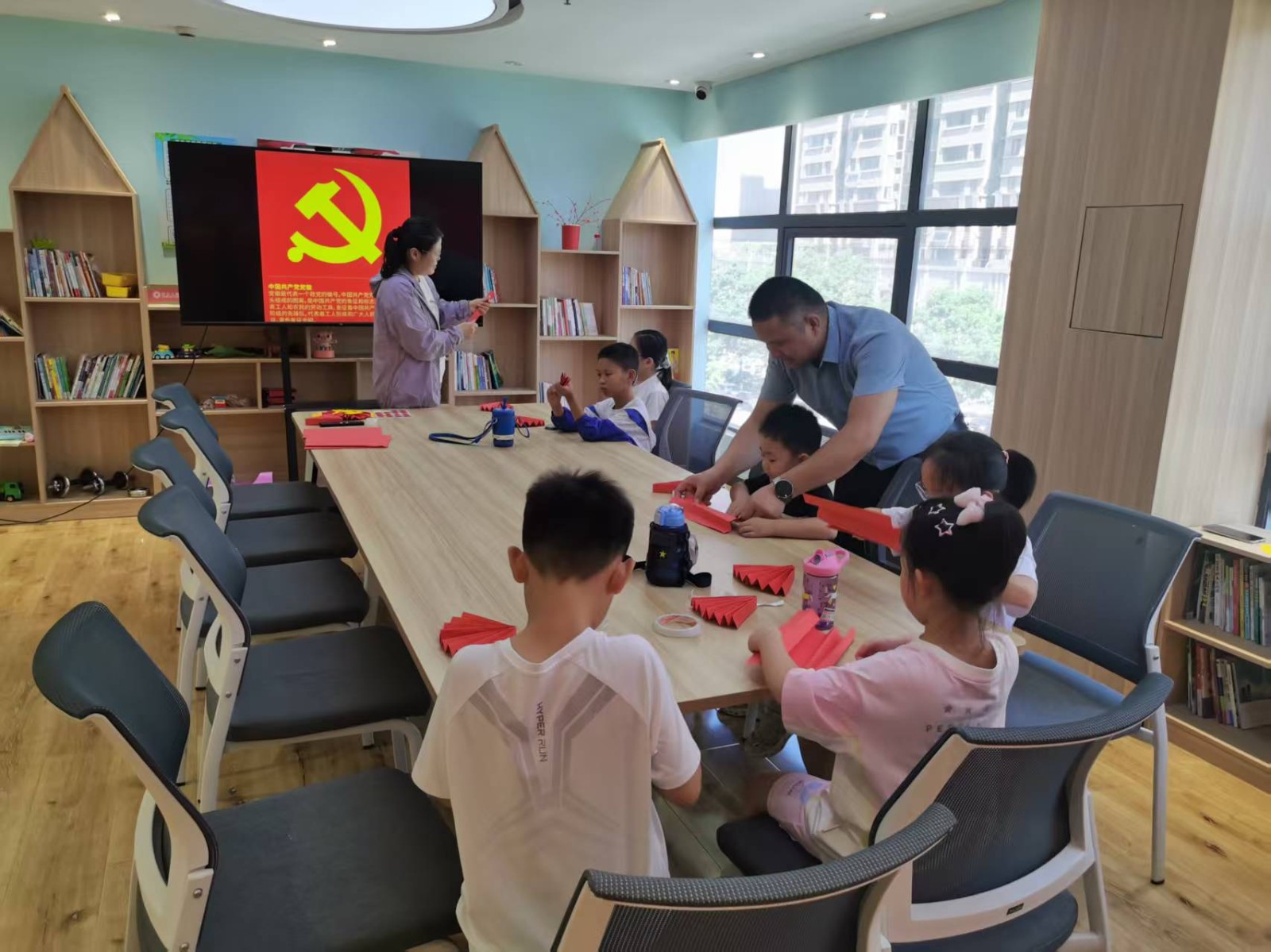 七一建党主题画1