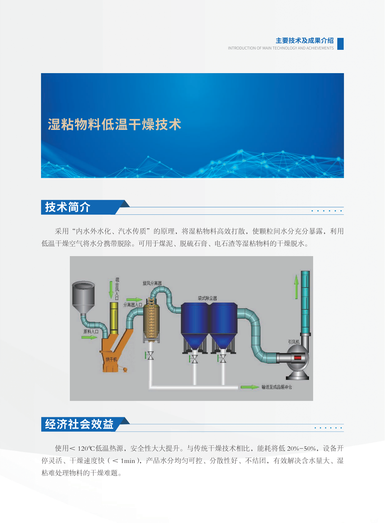 湿粘物料低温干燥技术