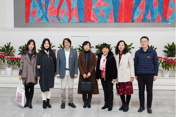 淄博师范高等专科学校到我院艺术设计系调研