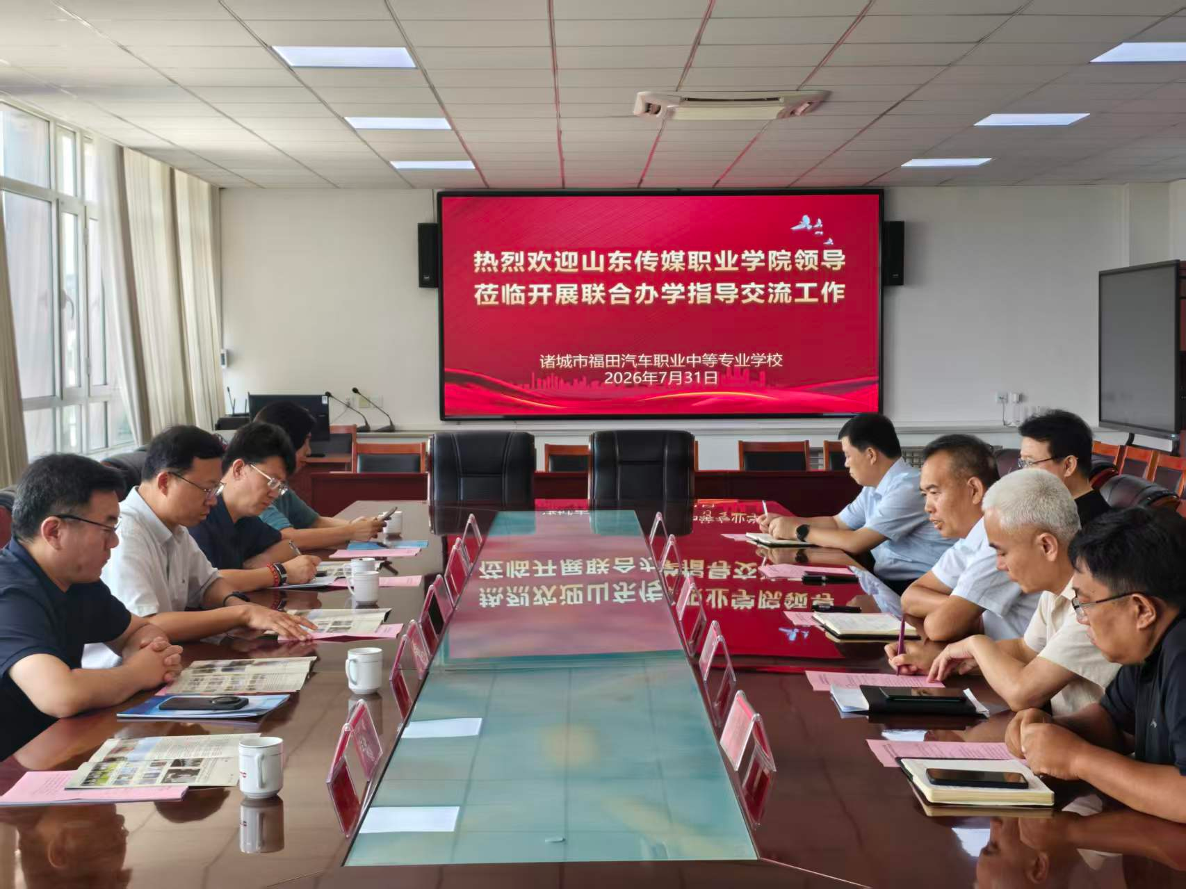 对标行业需求精准拓岗，学院领导赴淄博、潍坊深化访企行动