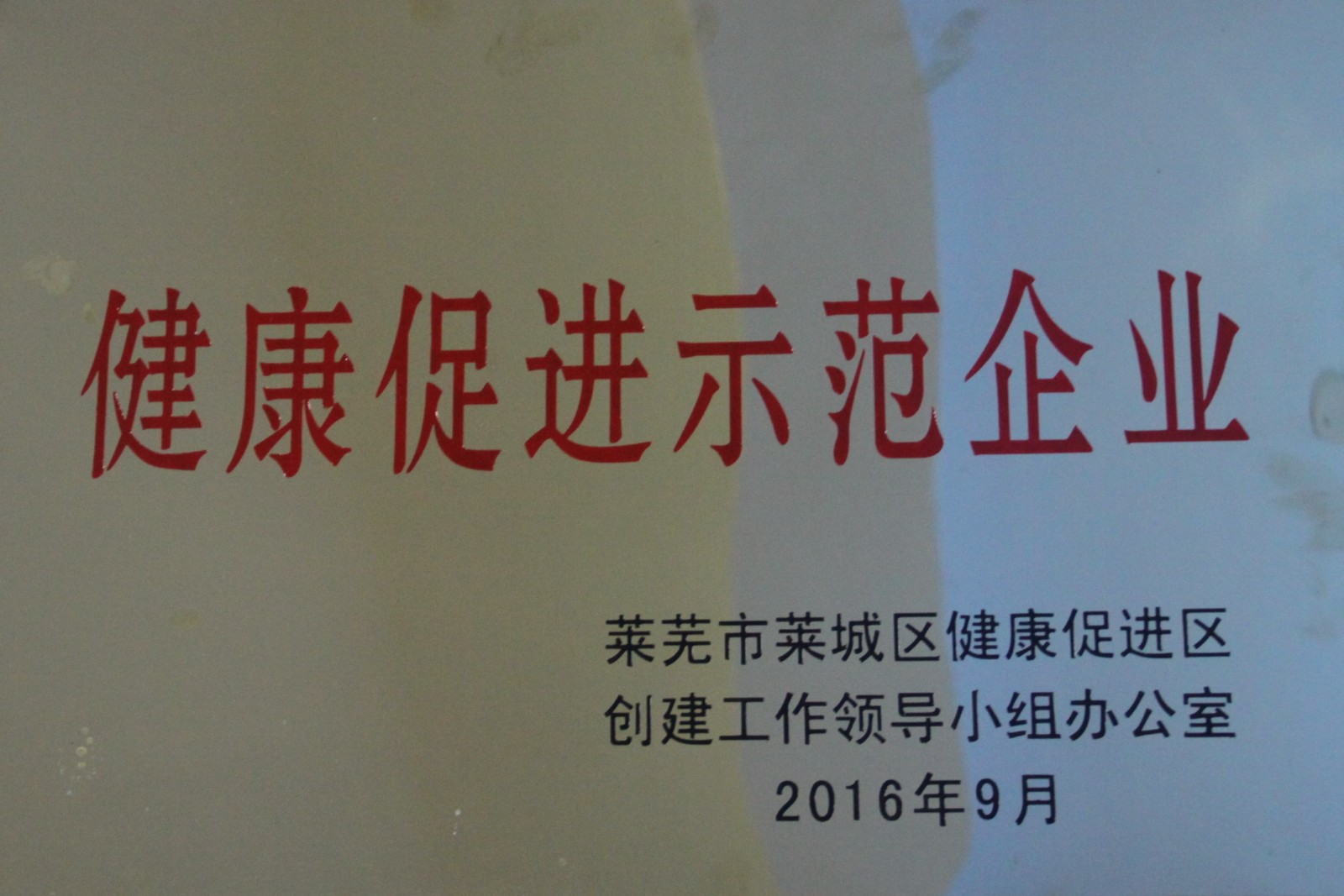 健康促进示范企业