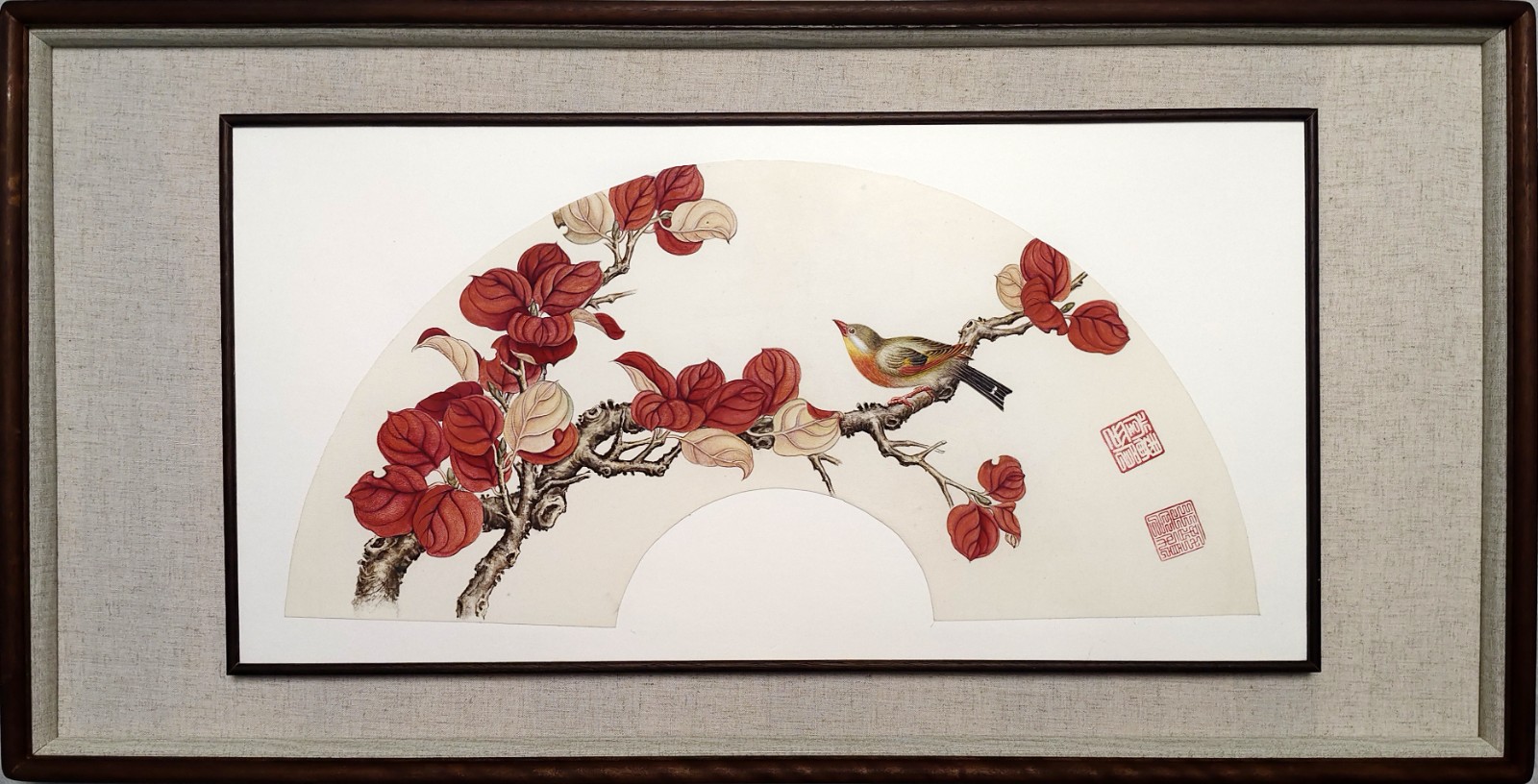 作品《红叶鸟食图》(5225093)-20250805100423