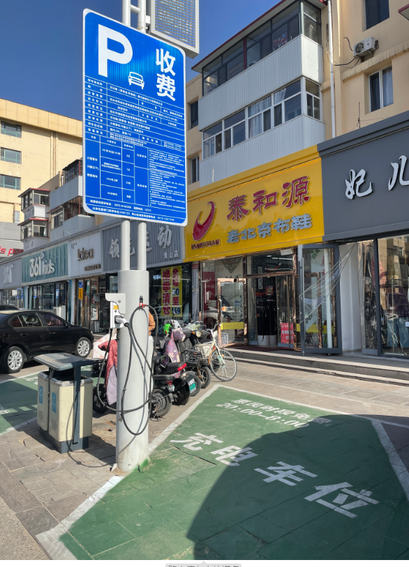 （配图）道路停车新体验