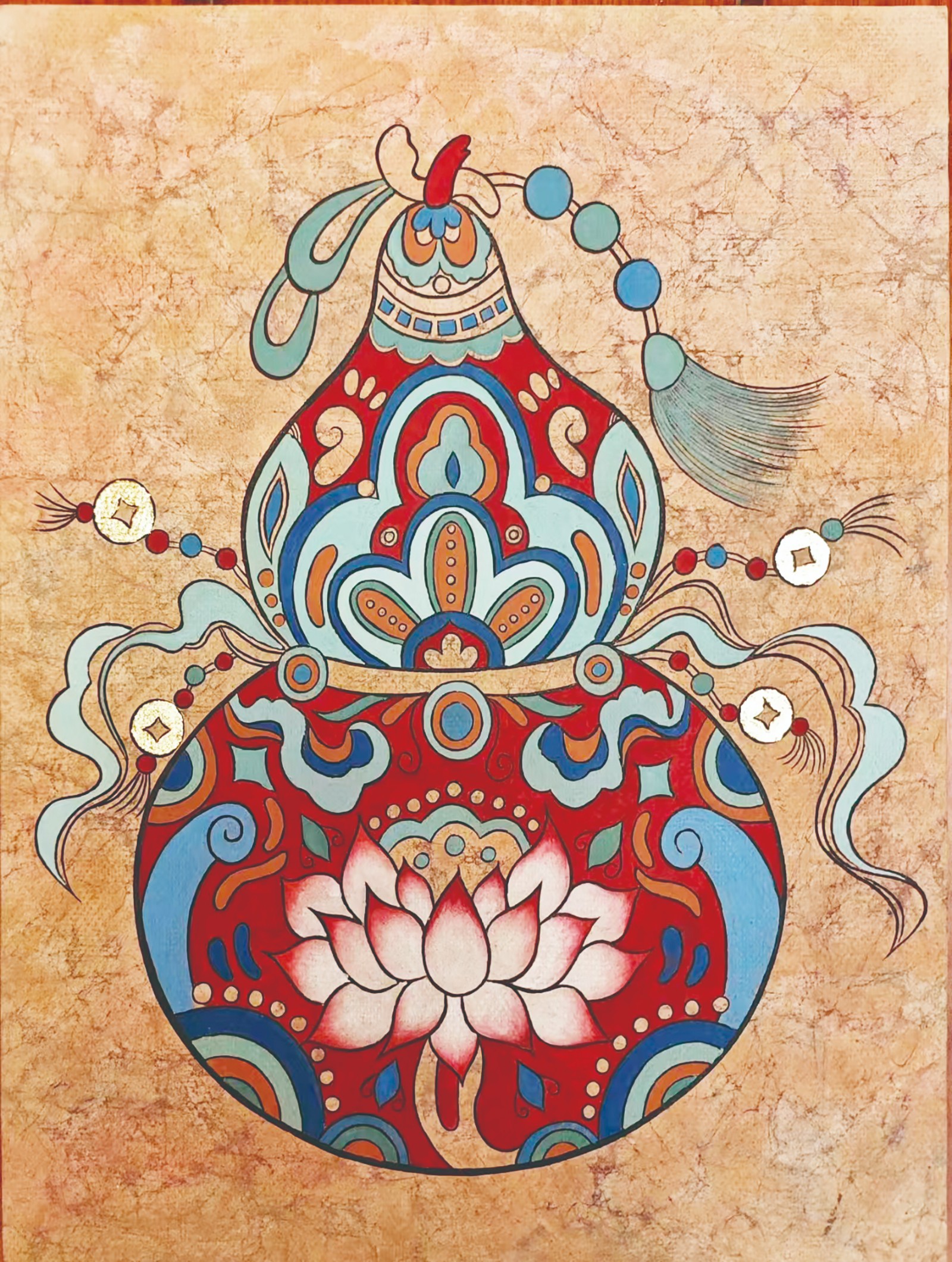 朵兰壁画作品2