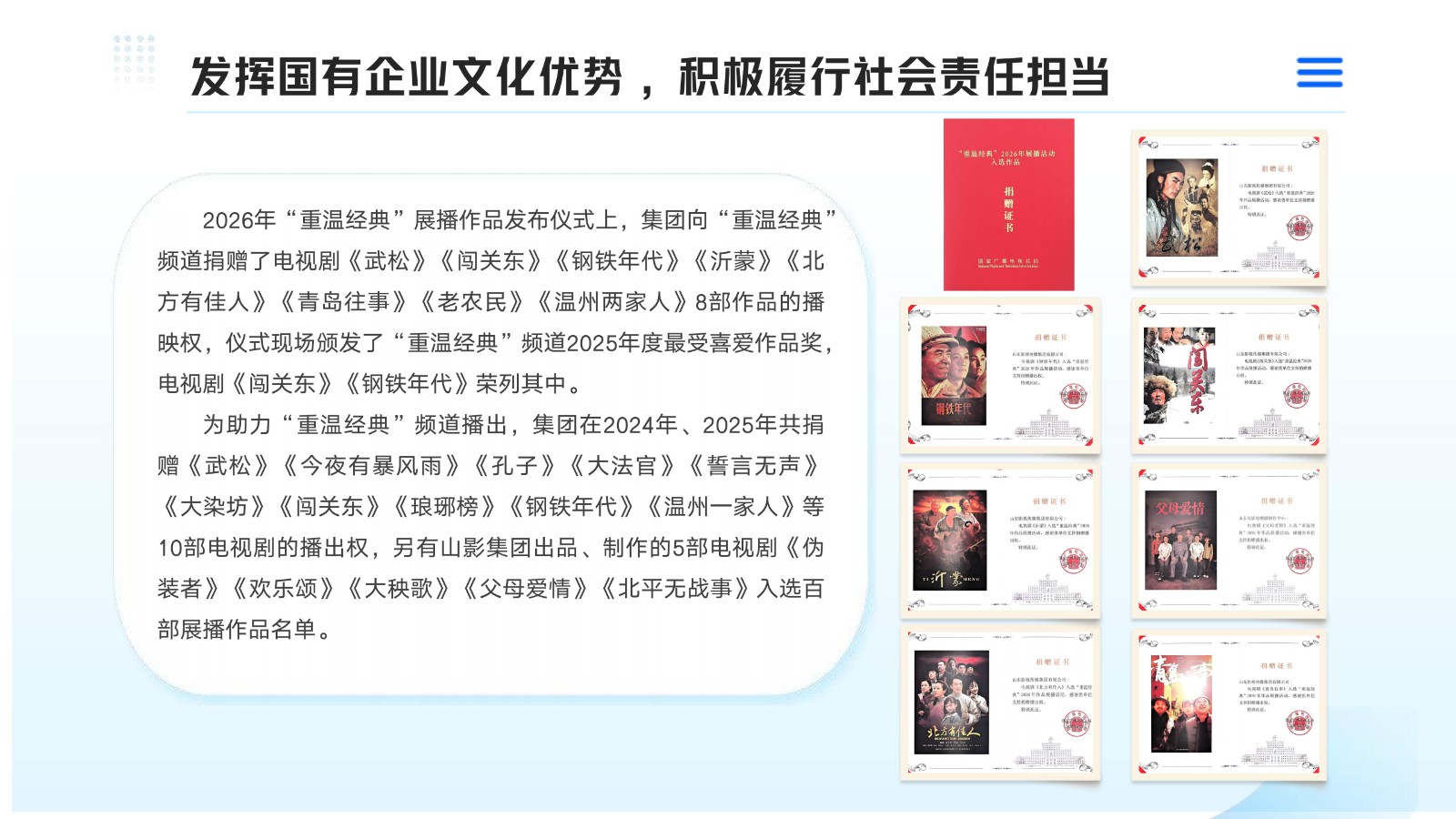 山东影视传媒集团2025年度社会责任报告_14
