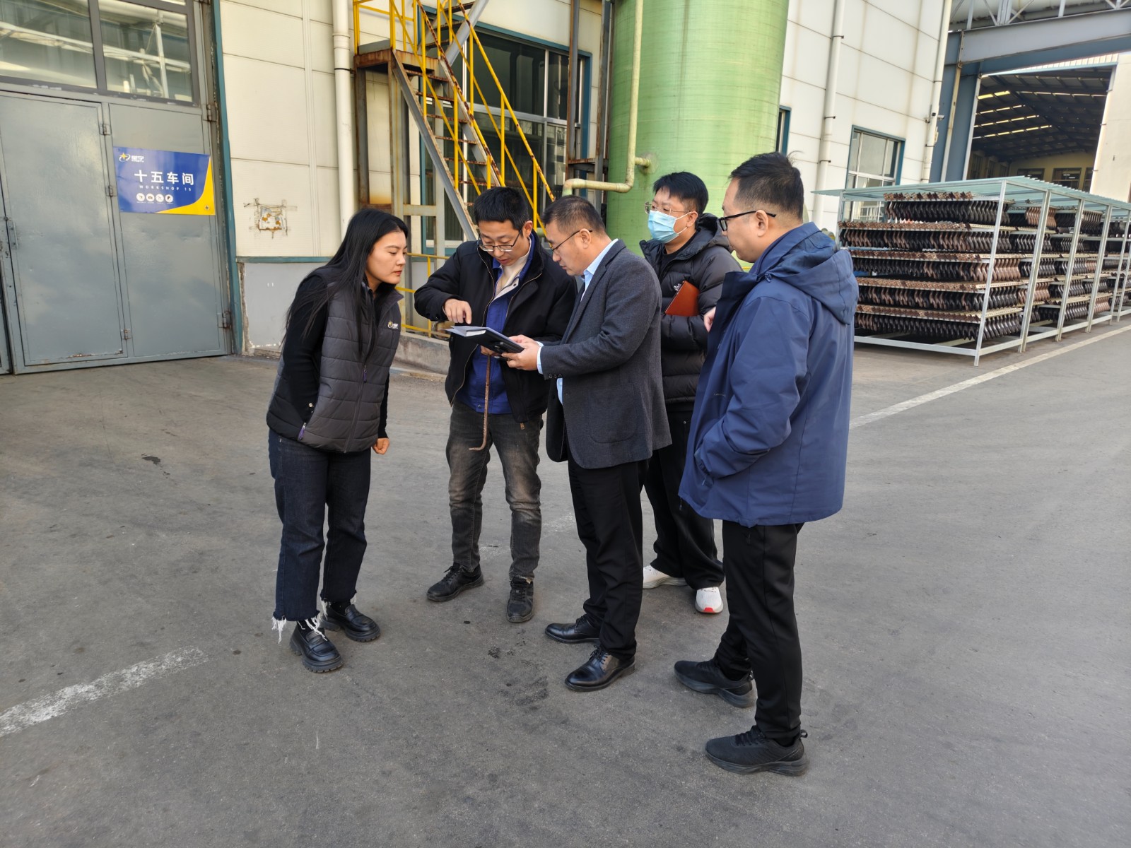 市排水整治专班特别小组到星宇摸排调查